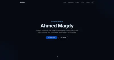 تصميم موقع بورتفوليو احترافي متجاوب وسريع يعرض أعمالك بأفضل شكل