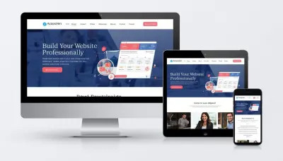 تصميم موقع الكتروني احترافي جذاب ومتجاوب مع كل الاجهزة