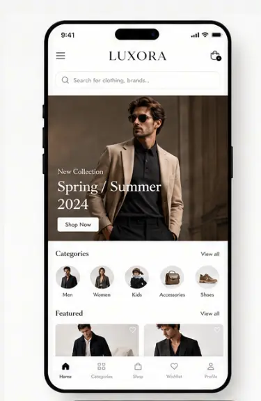 Mobile App ecommerce