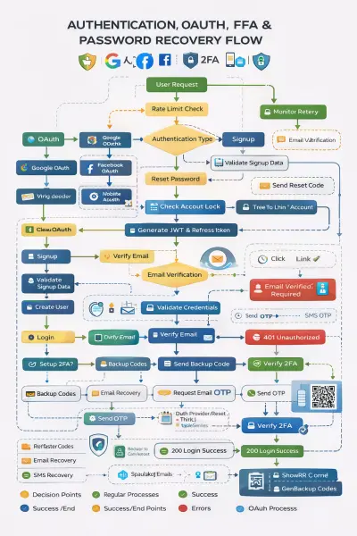 Authentication & Authorization API – Advanced Security System