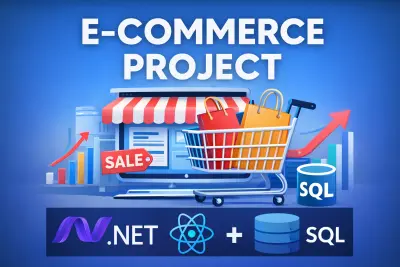 مشروع تجارة إلكترونية متكامل (Full-Stack)