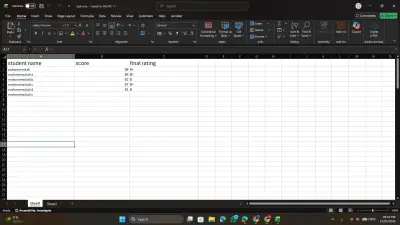 جدول الدرجات الشهرية والنهائية مع البونص والخصم