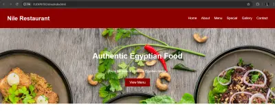 Restaurant Web Site
