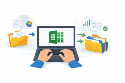 إدخال البيانات إلى Excel أو Google Sheets بدقة وسرعة