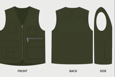 تصميم سترة (vest) فريق