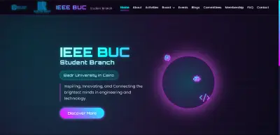 IEEE Badr University in Cairo (BUC) Website