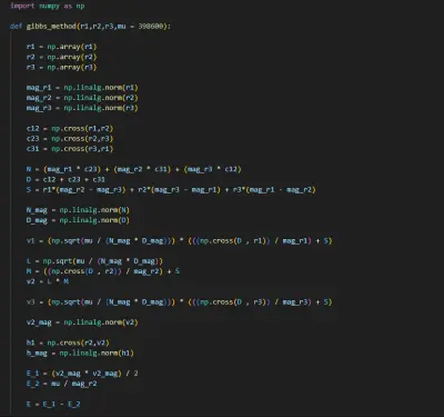 اسكربت بايثون لحل مسال gibbs