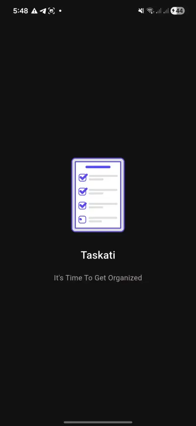 Taskati App (Flutter & Dart)