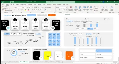 ادخال وتحليل بيانات باستخدام Excel
