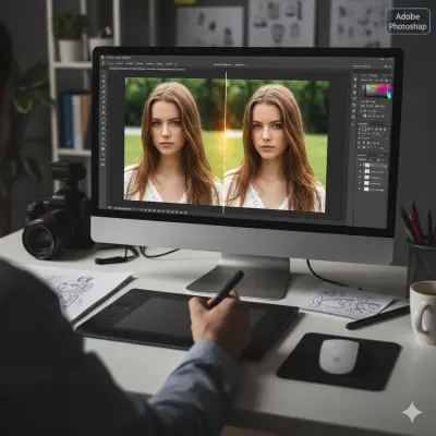 ٍمعالجة وتعديل الصور باحترافية وتصميم الجرافيك