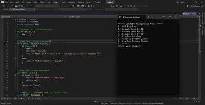 نظام إدارة مكتبة (Library Management System)