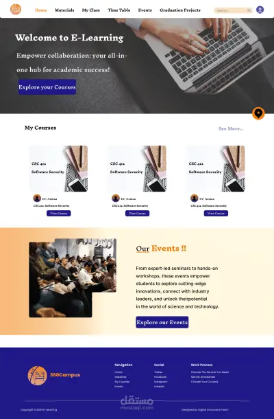 أنشاء واجهة خلفية (backend) لموقع لإدارة المواد العلمية لطلاب الجامعات بأستخدام Django (مشروع تخرج جامعي)