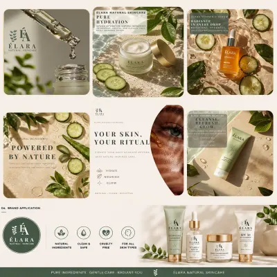 هويه بصريه لبراند Skin Care