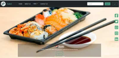 صفحه هبوط لمطعم(Landing Page)