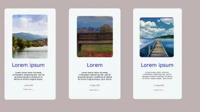 Card Layout / Blog Cards Sectionتصميم UI  عصري ومتجاوب لجميع الشاشات
