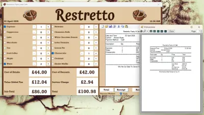 Pastry & Café Billing System