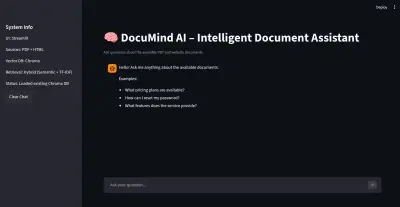 DocuMind AI – مساعد ذكي لفهم المستندات