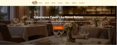 Responsive Restaurant Website Design & Development