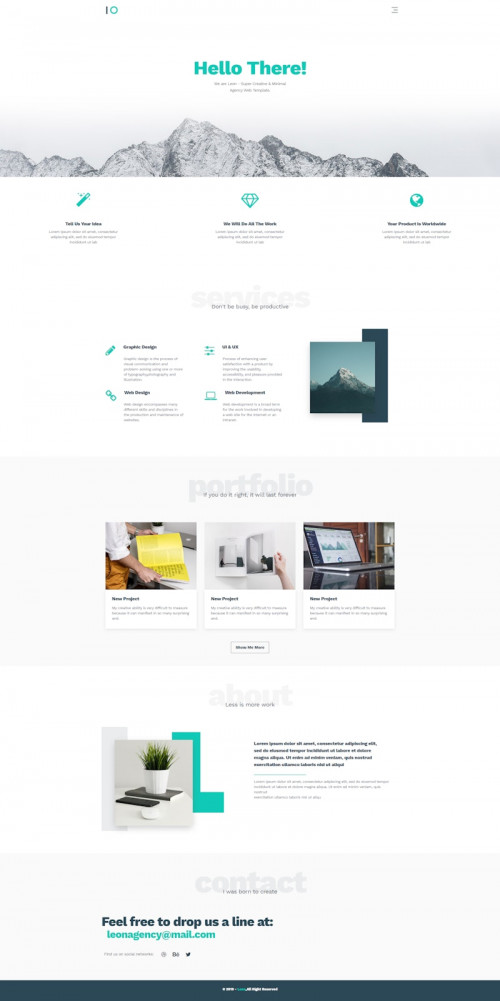 عمل صفحة هبوط بطريقة احترافية باستخدام html&css