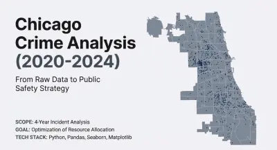 تحليل شامل لبيانات جرائم مدينة شيكاغو (2020-2024) باستخدام Python