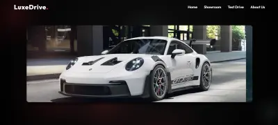 صفحة هبوط لشركة بيع سيارات