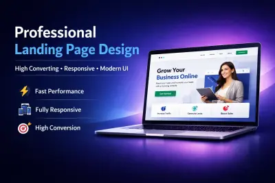 إنشاء صفحة هبوط تناسب جميع احجام الشاشات