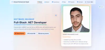 تصميم موقع شخصي يعرض اعمالك (Portfolio) يناسب جميع الشاشات