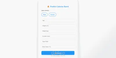 Workout calories burnt