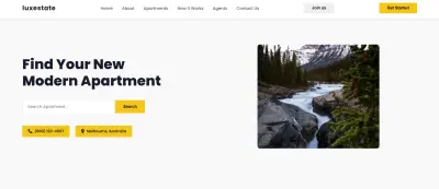 موقع Luxestate متعدد الصفحات