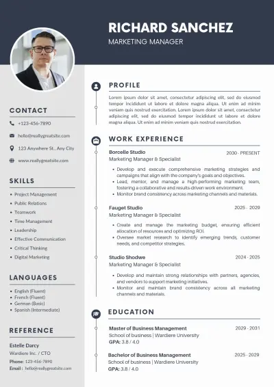 إنشاء سيرة ذاتية احترافية CV ATS Friendly