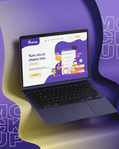 تصميم UI/UX لموقع تخطيط وتنظيم الدراسة للطلاب (Study Planner Website)