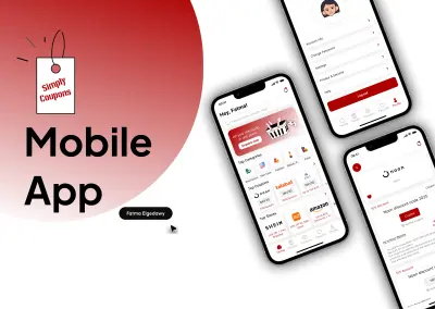 تصميم UI/UX لتطبيق كوبونات وعروض (Coupons & Deals App)