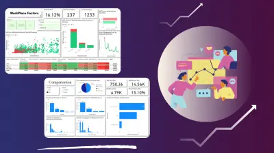 داشبورد تحليل بيانات الموظفين وكشف اسباب استقالتهم باستخدام Power BI