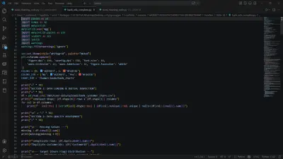 صورة العمل تنظيف وتجهيز بيانات بنك ضخمة باستخدام Python