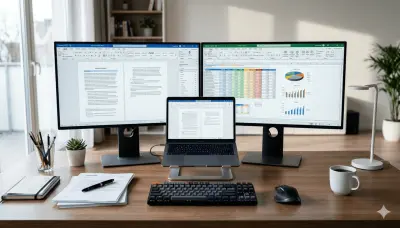 رقمنة البيانات الورقية من خلال اكسل و وورد ( Excel , Word )