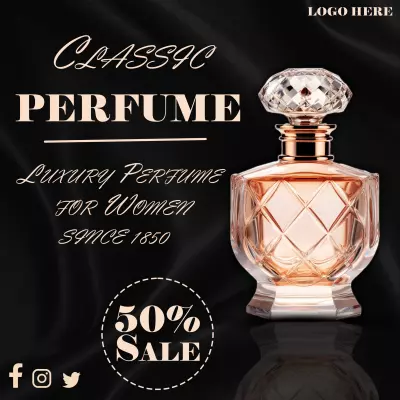 بوستر عطر - perfume poster