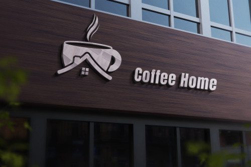 CoffeeHome Coffee Shop / Logo design - Packaging