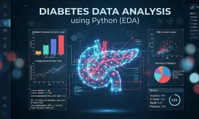 تحليل بيانات مرض السكري diabetes  وبناء نموذج تنبؤ باستخدام Python وMachine Learning