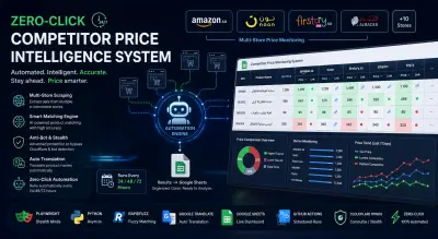 صورة العمل نظام ذكي لمراقبة أسعار المنافسين بشكل تلقائي بالكامل | Zero-Click Competitor Price Intelligence System
