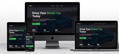 modern landing page