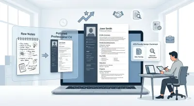 صورة العمل تصميم وإعداد سيرة ذاتية (CV) احترافية بأسلوب حديث ومنظم