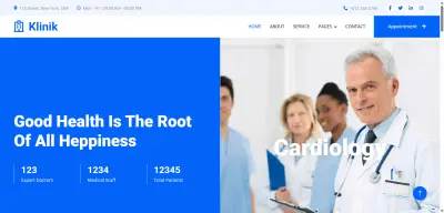 Klinik - Medical & Healthcare Website