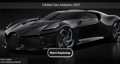 لوحة تحكم تفاعلية لتحليل سوق ومواصفات السيارات العالمية | Global Cars Analytics