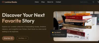 تطوير منصة "Lumina Books" - متجر كتب إلكتروني عصري ومتكامل