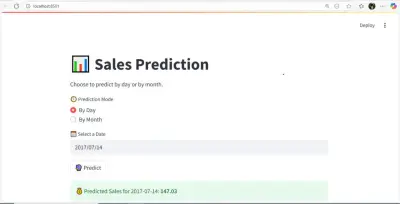 منصة توقع مبيعات مدعومة بالذكاء الاصطناعي