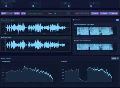 معادل إشارات مدعوم بالذكاء الاصطناعي (AI-Powered Signal Equalizer)