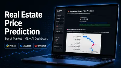 صورة العمل نموذج التنبؤ بأسعار العقارات في السوق المصري | Machine Learning + Streamlit Dashboard