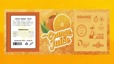 تصميم ملصق لمنتج