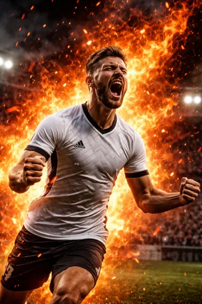 تصميم غلاف سوشيال ميديا لصفحة رياضية