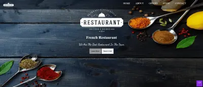 صفحات هبوط لمطعم (Landing Pages)